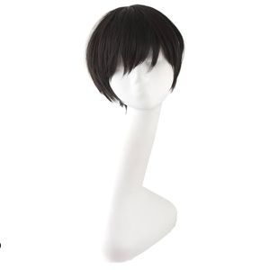 Fun, sexy Fashion Holiday Wig Anime Costume Cosplay Wig (Black). Only worn 2 hrs